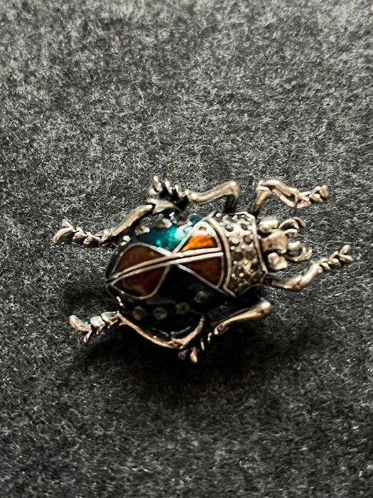 Duża przypinka broszka owad