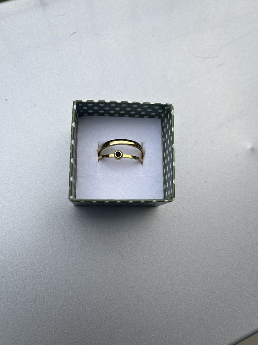 Zestaw obrączka i pierścionek - stal chirurgiczna