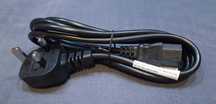 Kabel zasilający do komputera z wtyczką angielską UK 1,5 metra
