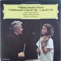 Mozart Violinconzerte, Karajan, Mutter, ETERNA, winyl, LP