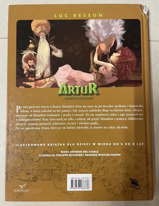 Książka “Artur i zemsta Maltazara” - Luc Besson