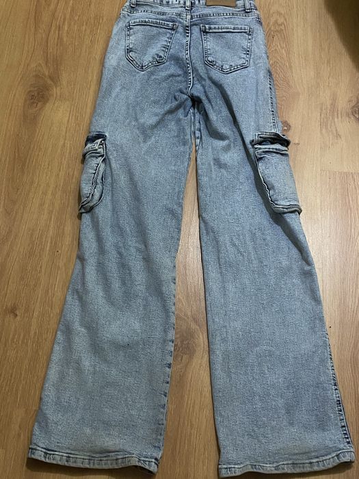 джинсы карго женские широкие Y2K