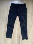Czarne eleganckie spodnie H&M skinny fit 48 M