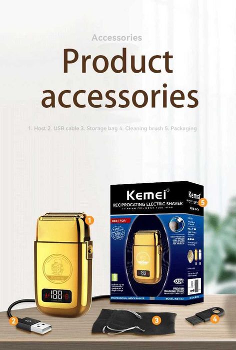 Shaver Kemei TX3