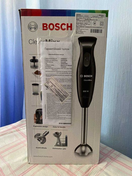 Новий блендер "BOSCH Clever Mixx" 600W