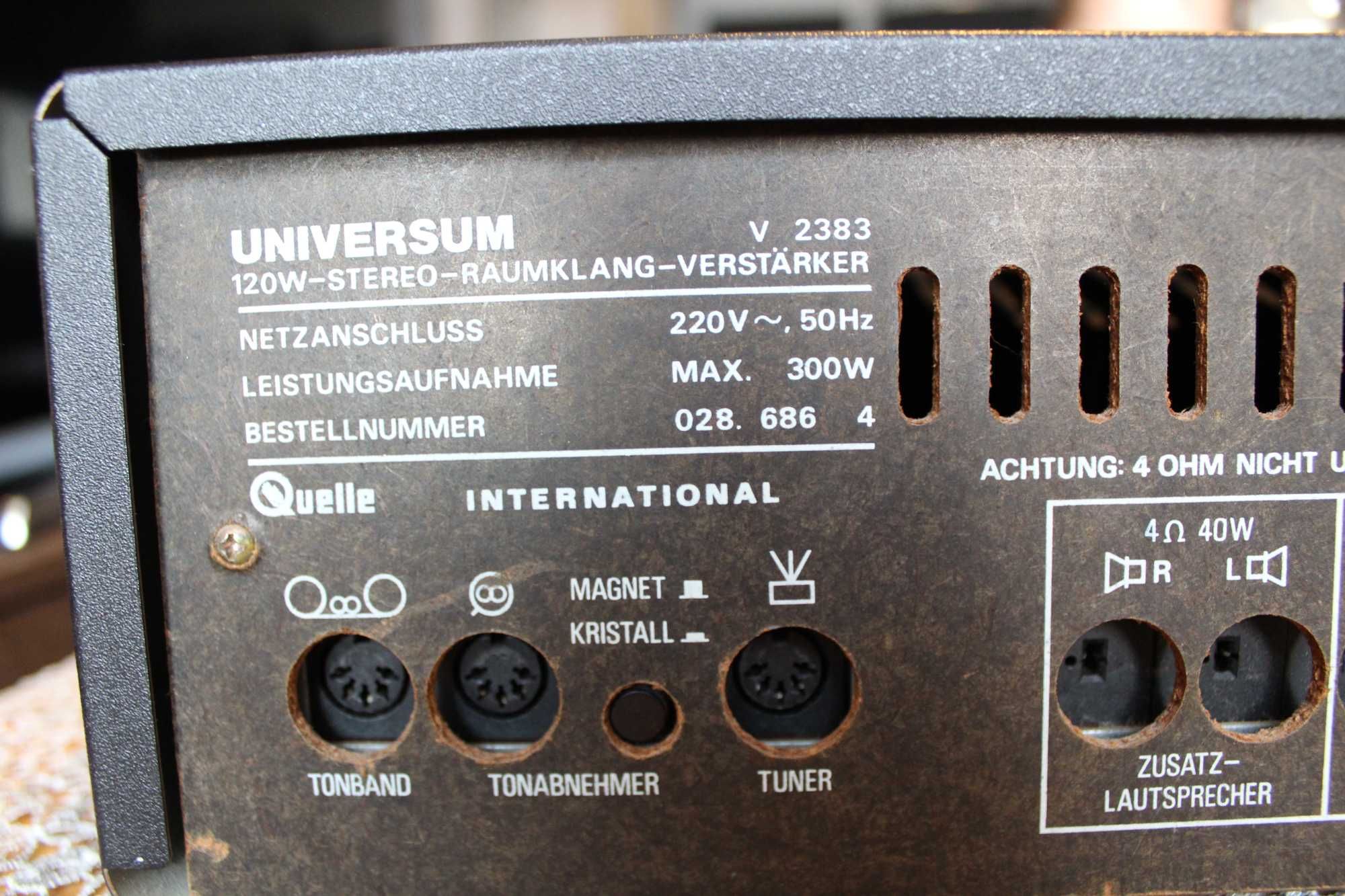 Wzmacniacz Uniwersum System hifi 6000