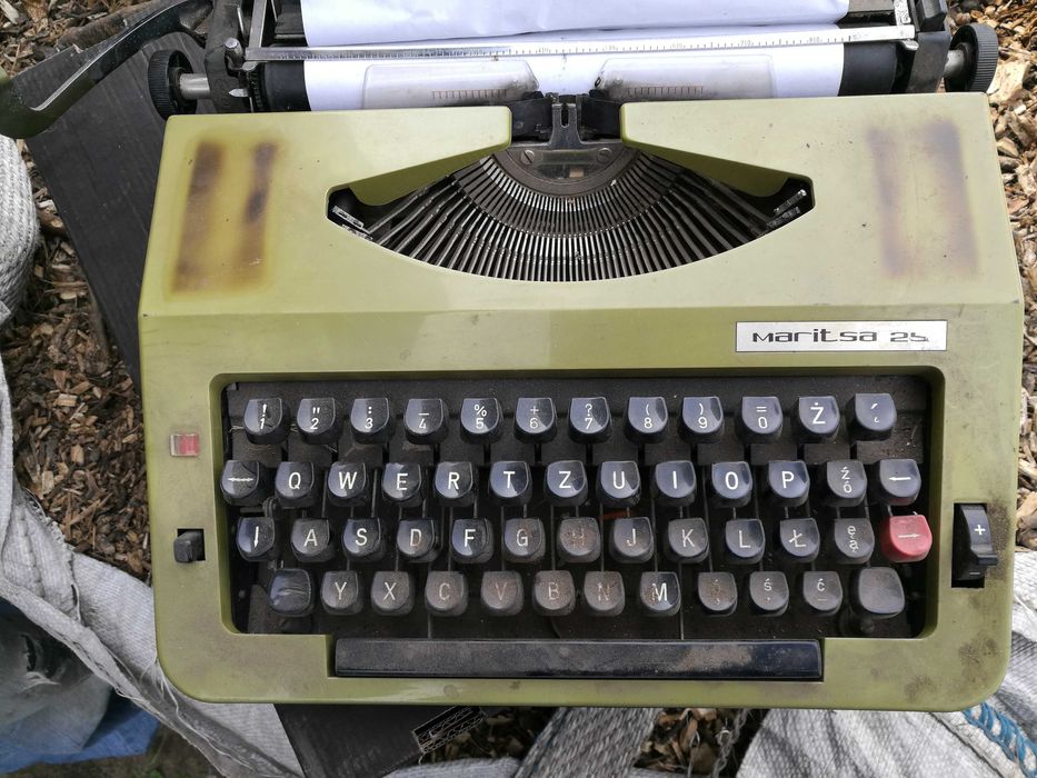 Maszyna do pisania.