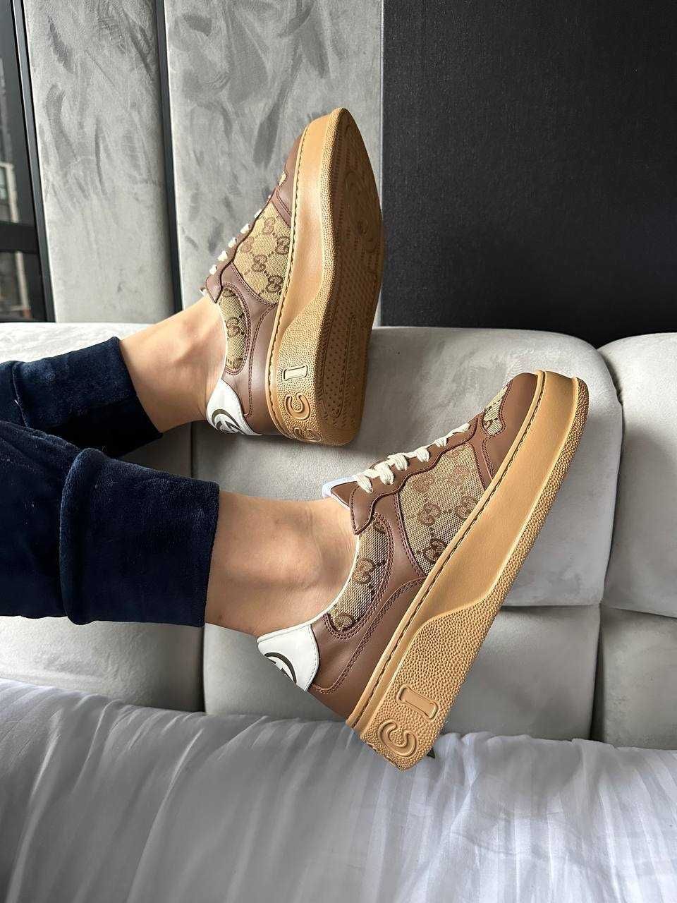 Кроссовки Gucci GG Sneakers Brown