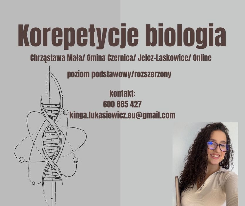 Korepetycje biologia poziom podstawowy i rozszerzony