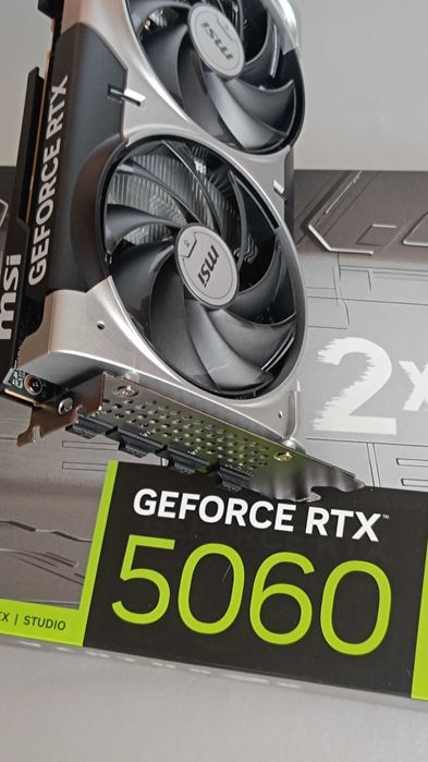 Nowy komputer, Msi Rtx 5060 Ventus OC X2 Gddr7, Pcie 4.0, Wifi 6- 1800