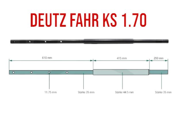 DEUTZ FAHR KS-1.70 Rolka Jezdna , Krzywka różne części nowe Zgrabiarka