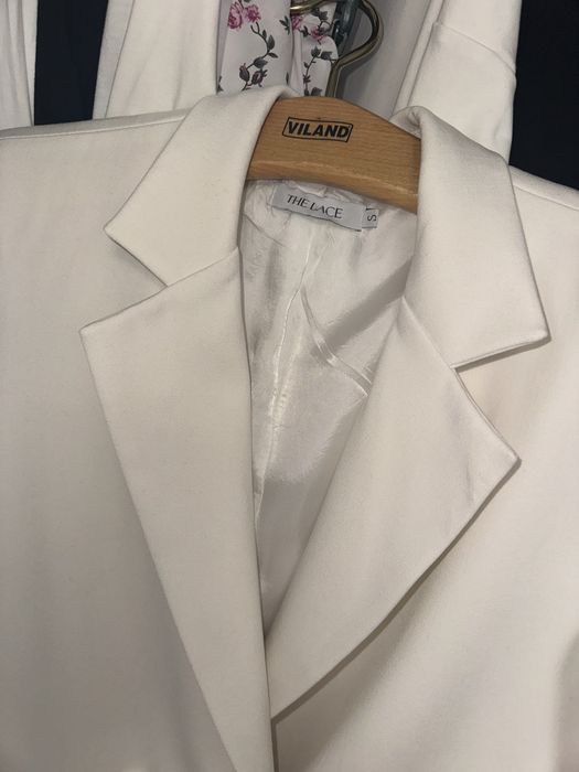 Пиджак белый Жакет піджак білий жіночий the lace