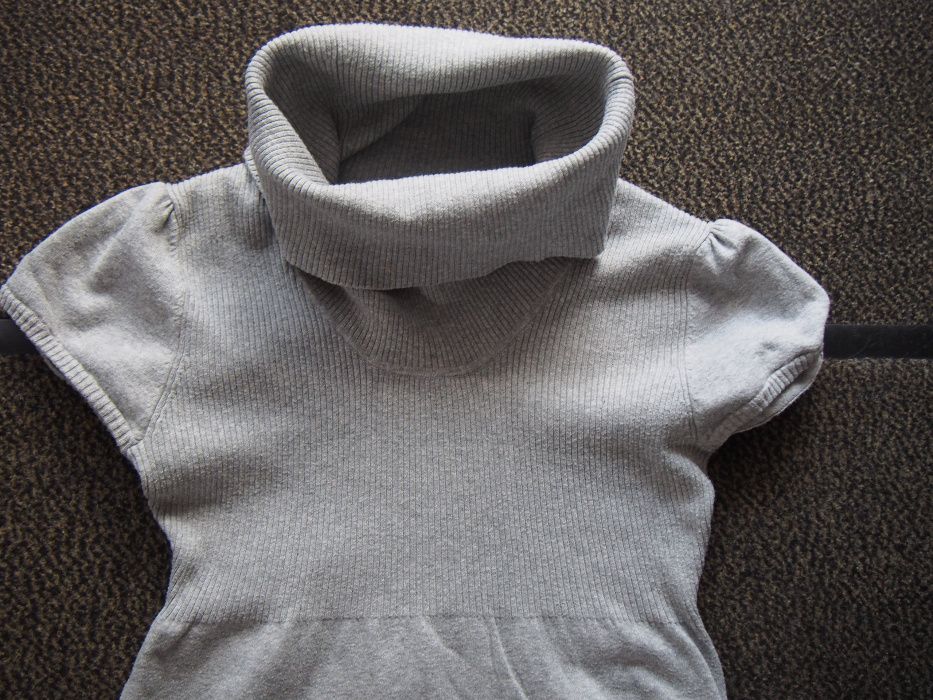 Sweter golf S/M tunika ciążowy