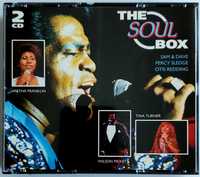 The Soul Box 2CD 1992r James Brown Ottis Redding Aretha Franklin