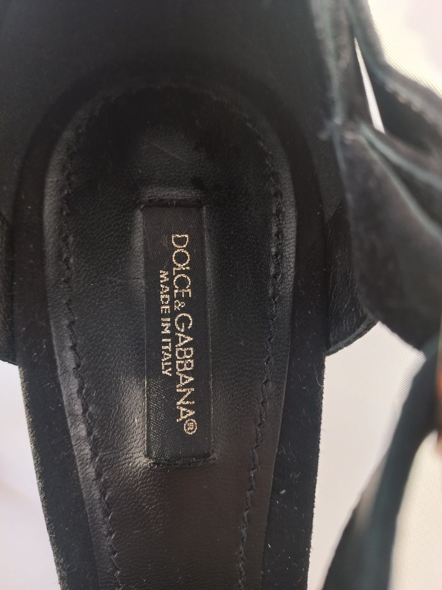 Босоніжки замшеві Dolce&Gabbana