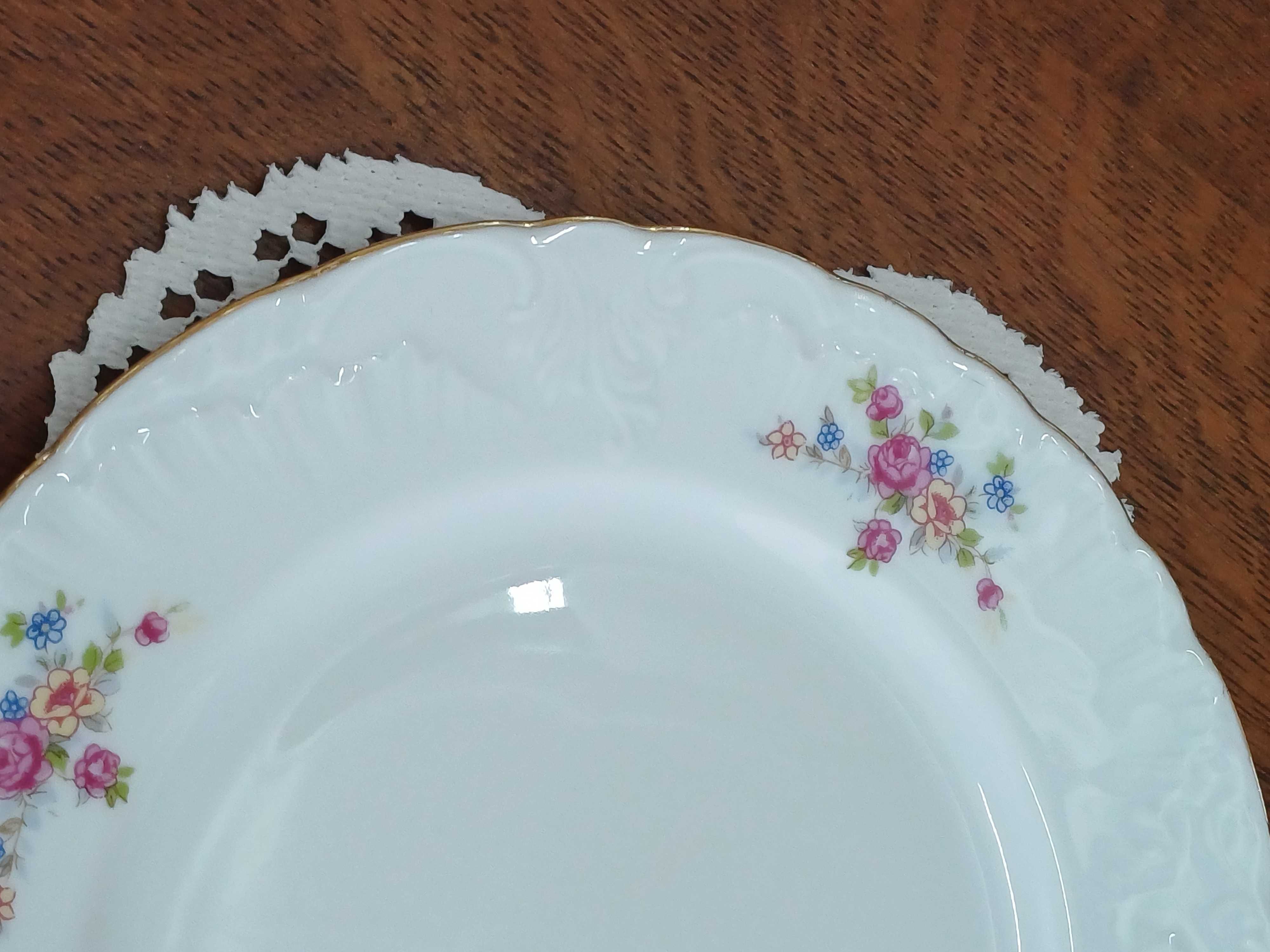 Talerze śniadaniowe porcelana Collection Prestige Francja (P.4271)