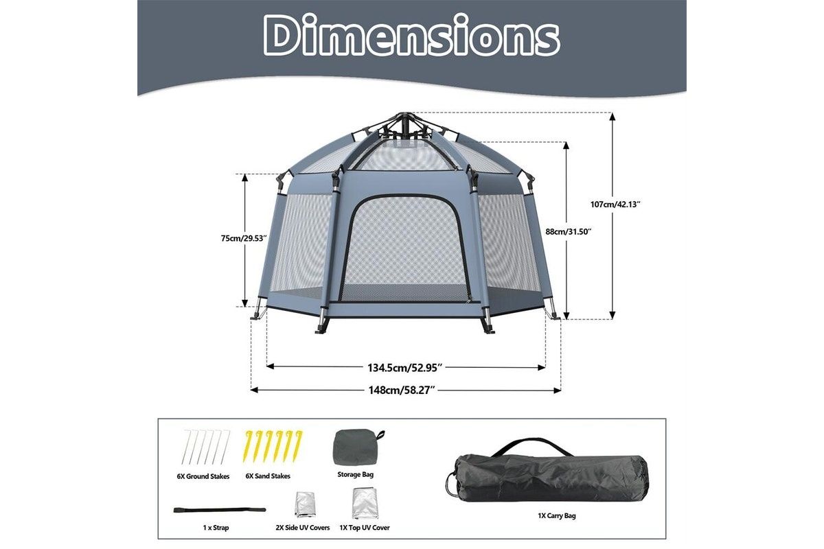 Barraca-Tenda Pop-Up - Crianças
