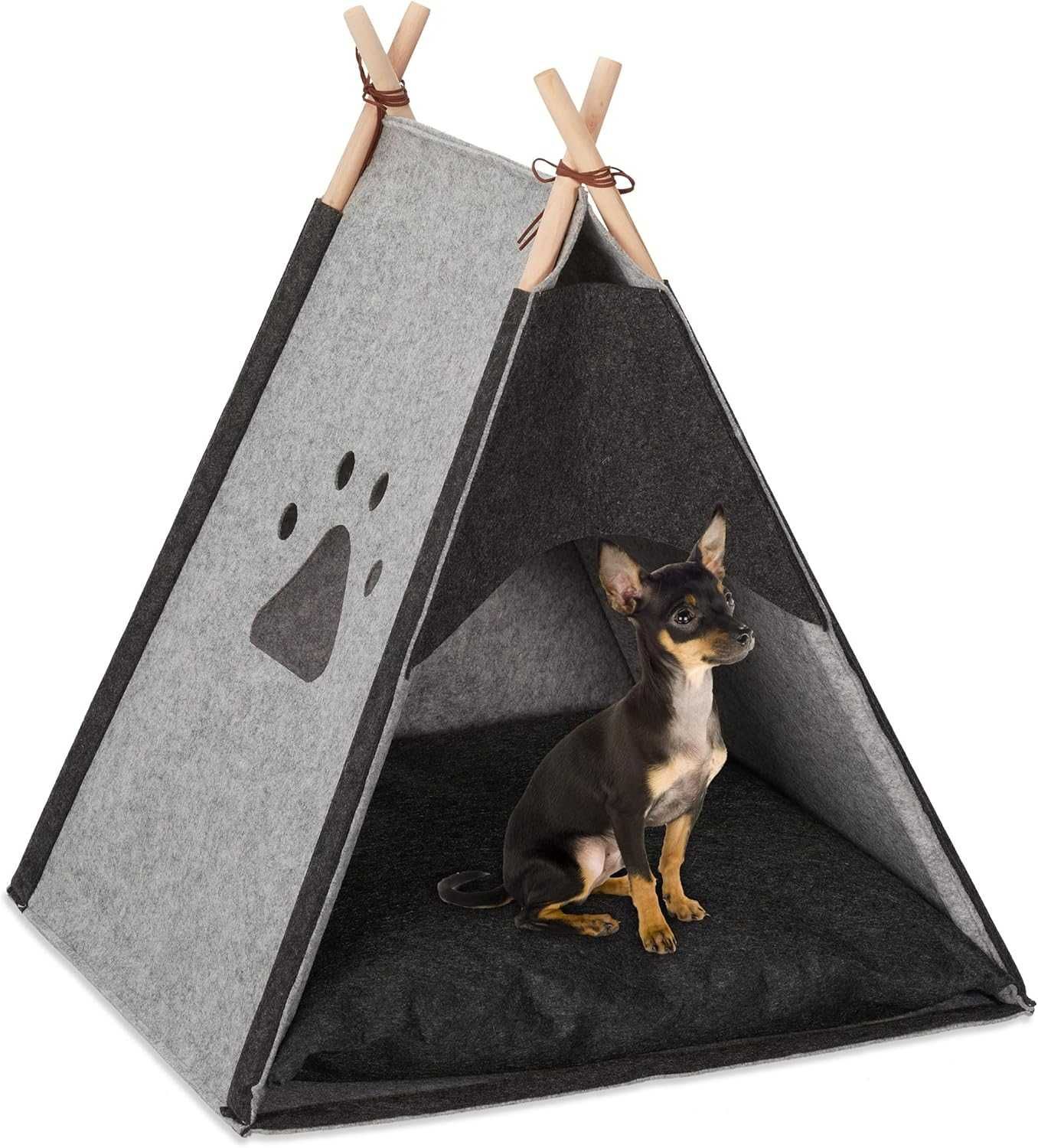 Namiot tipi dla kotów lub małych psów Relaxdays