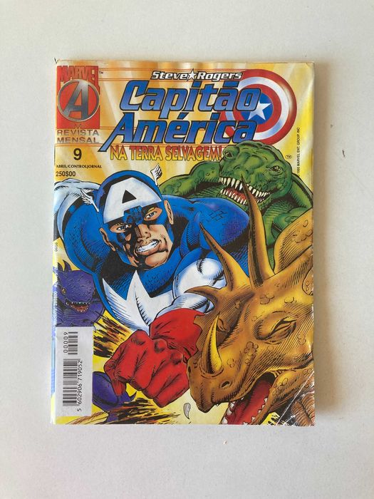 Capitão América Nº9 Na terra Selvagem! - HQ Banda desenhada PT/PT