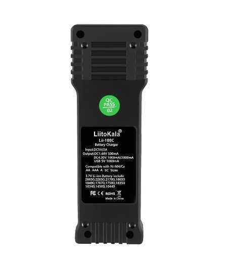 Зарядка для аккумуляторов LiitoKala Lii-100В + кабель