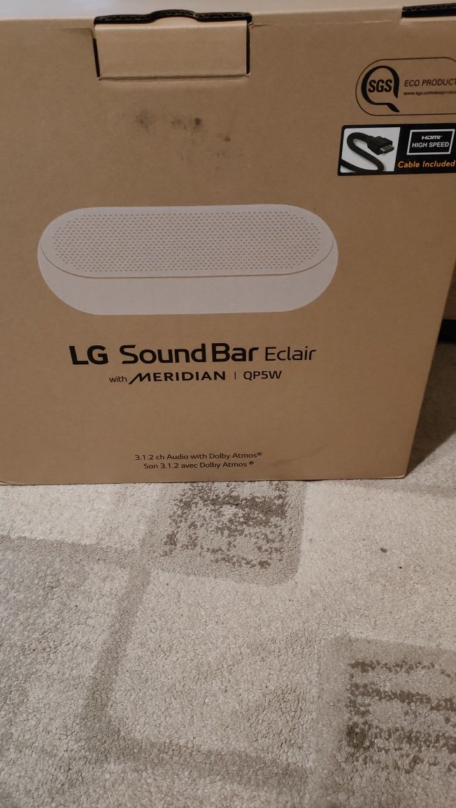 Soundbar LG Eclair QP5W Biały
