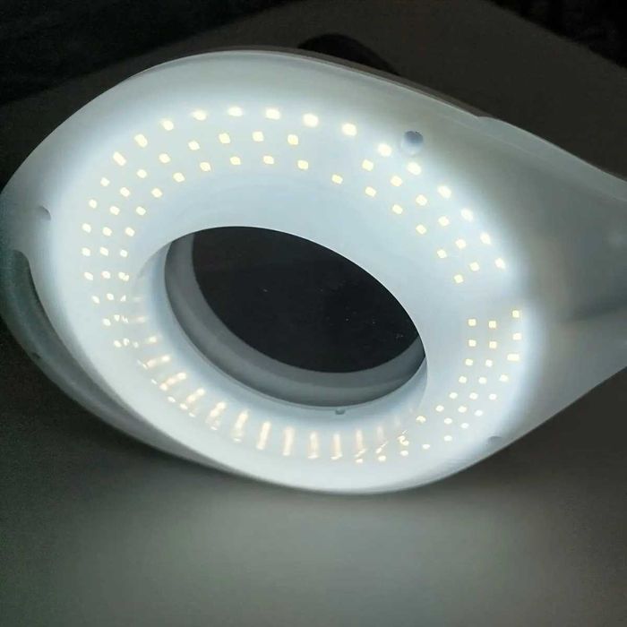 Лампа-лупа настільна на струбцині KRD, 3.5 D, 24 Вт