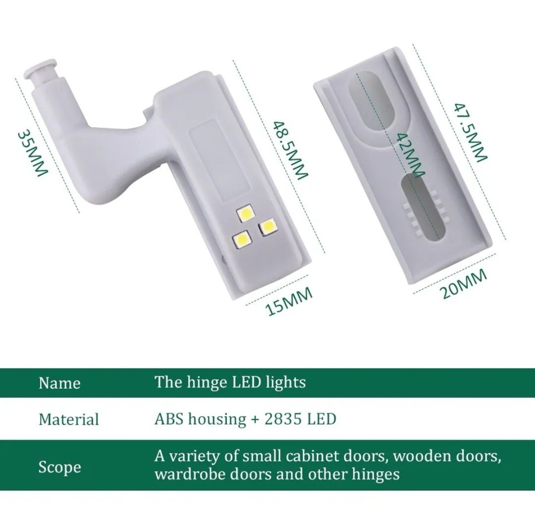 Kit Mini LED para armários