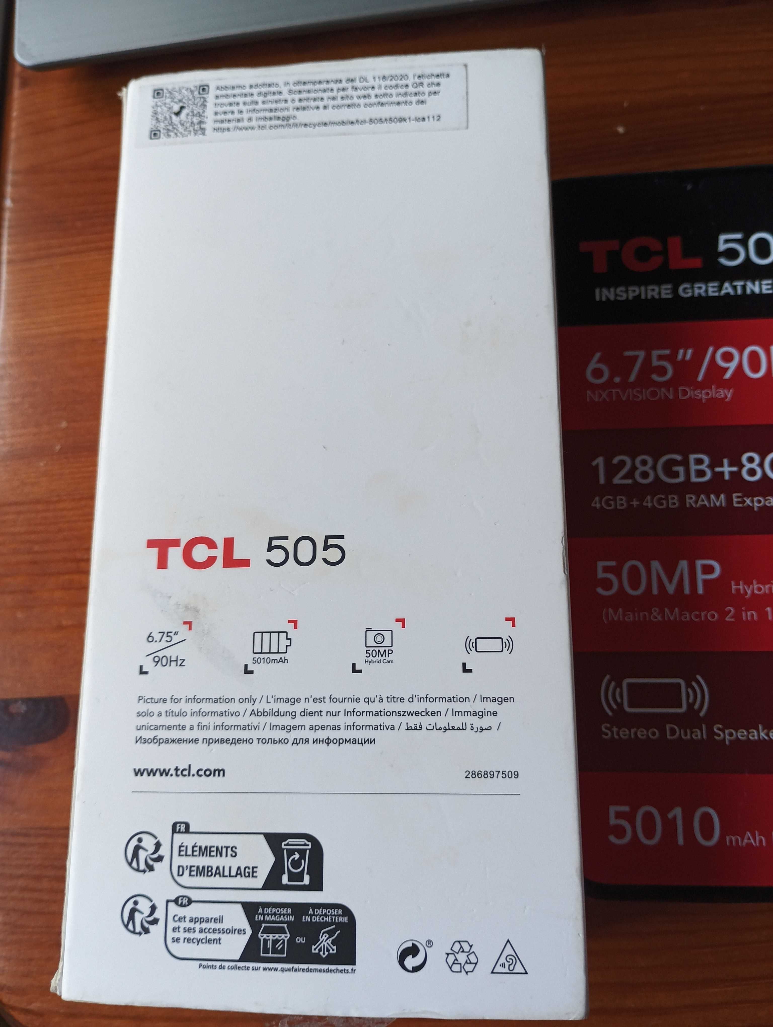 nowy telefon TCL 505