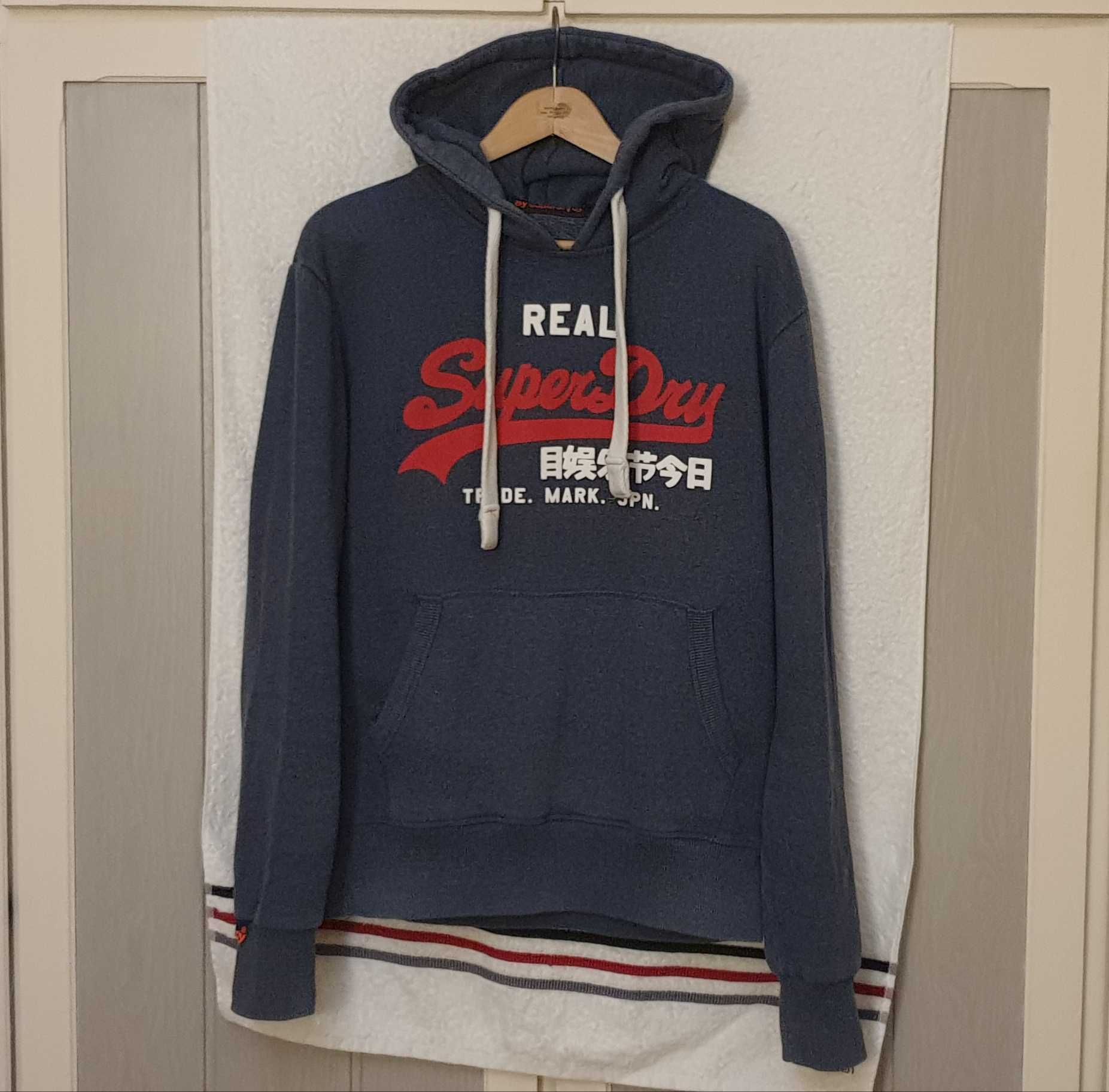 Oryginalna męska bluza Superdry rozm.L 2szt komplet