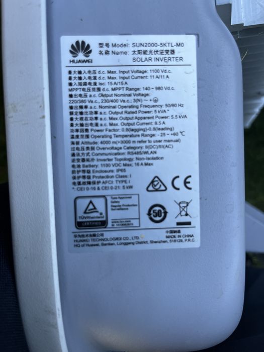 Falownik Huawei SUN2000-5KTL-M0