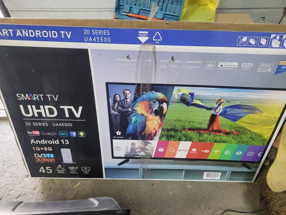 Телевизор 2024 года Samsung 43" Smart TV плазма HDMI