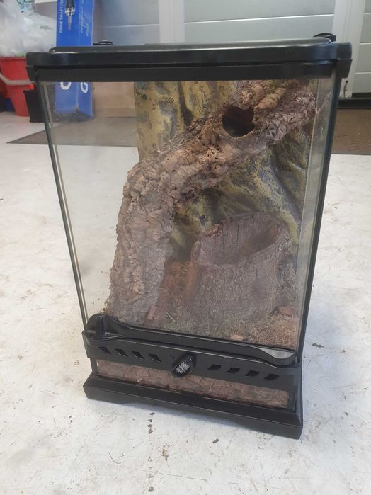 Terrarium EXO TERRA EX 6011 20X20X30 + tło + korek + podłoże