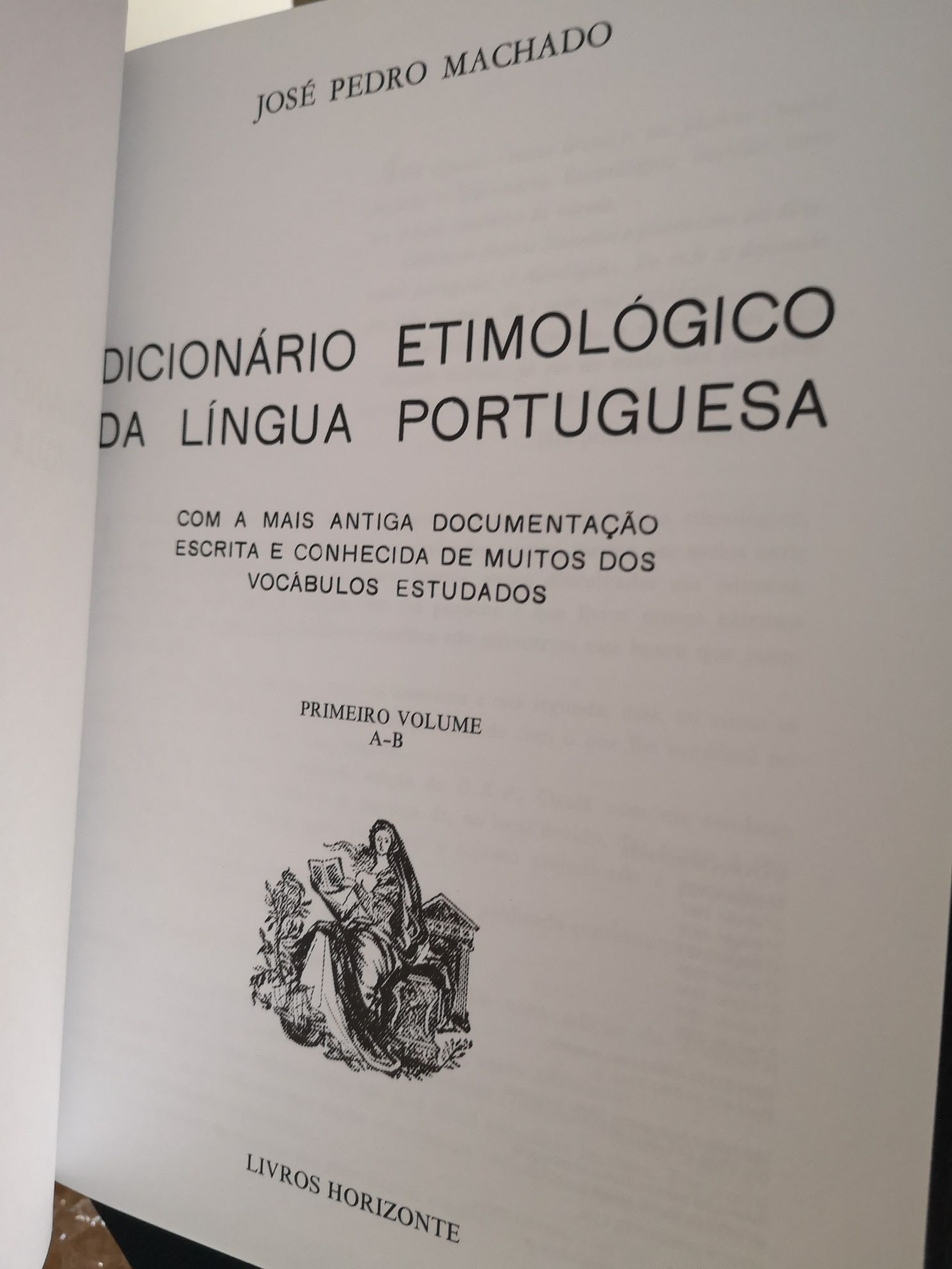 Dicionário etimológico da língua portuguesa - 5 vol. - J. Pedro Machad