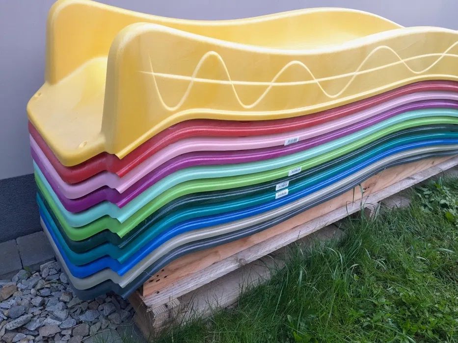 Гірка для спуску 3 м KBT Tsuri - Бельгія - Багато кольорів