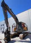 2017 Volvo EC220EL Escavadora de Rastos com cabeça de corte Ponsse