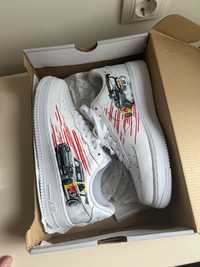 Nike Air Force 1 Custom design Drift car US8 EUR41