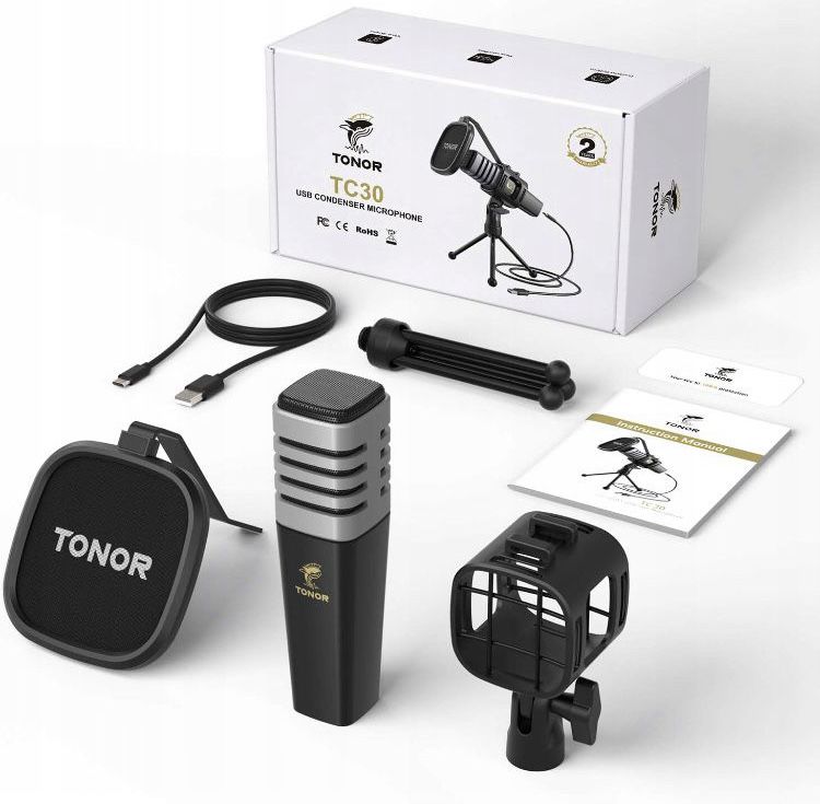 TONOR TC30 Pojemnościowy mikrofon USB