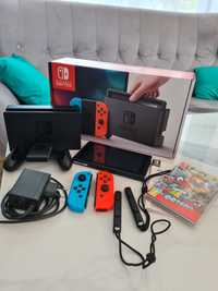 Konsola Nintendo Switch Red & Blue Joy-Con 32 GB jak nowa + gratisy