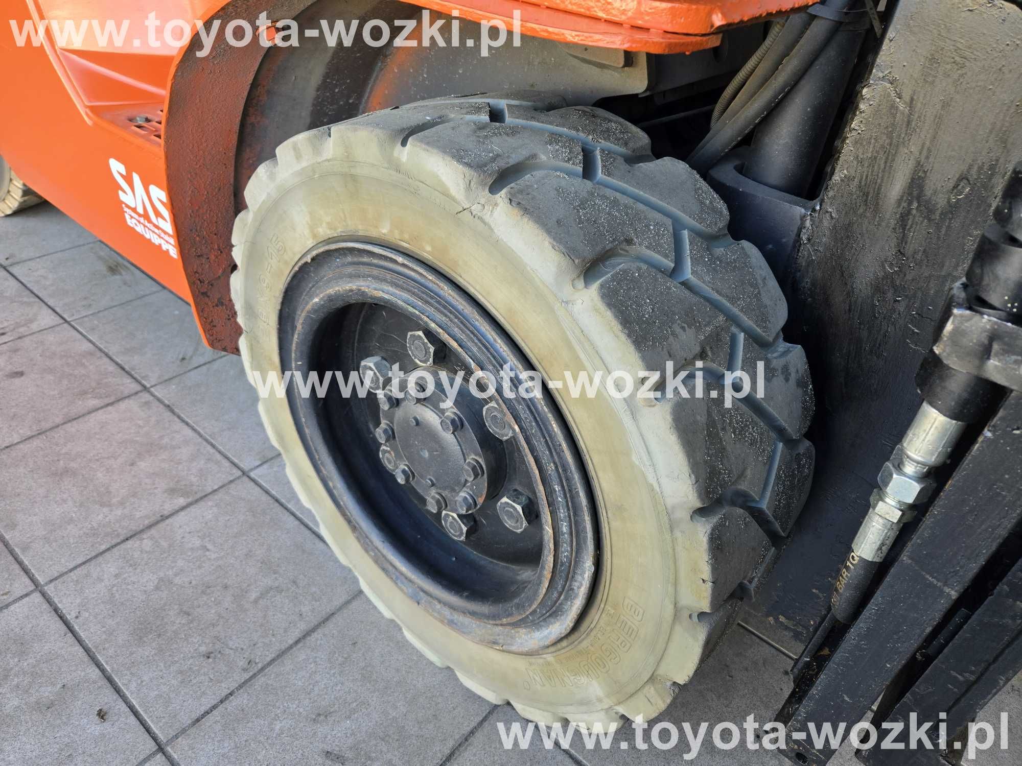 Wózek widłowy TOYOTA 7FGF30 Triplex Kabina Pozycjoner 7FG30 Linde