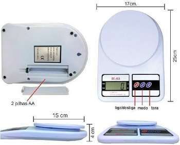 Balança Digital Sf-400 Alta Precisão Eletrônica 1g A 7 Kg