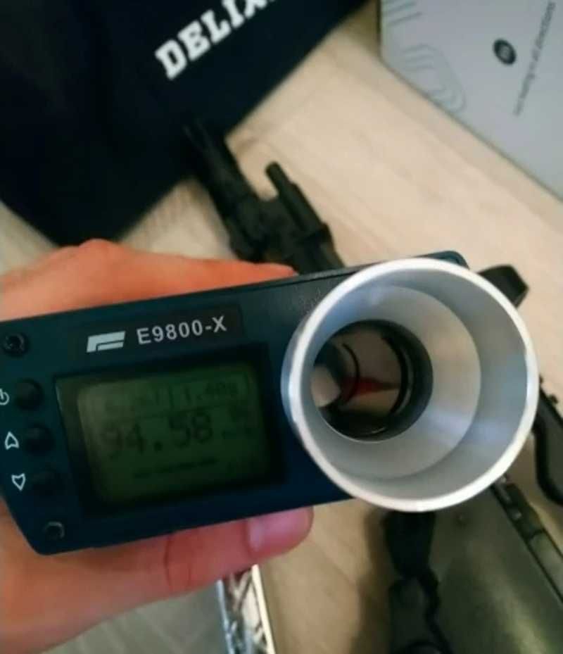 Хронограф для измерения скорости пули с LCD экраном Chronoscope E9800