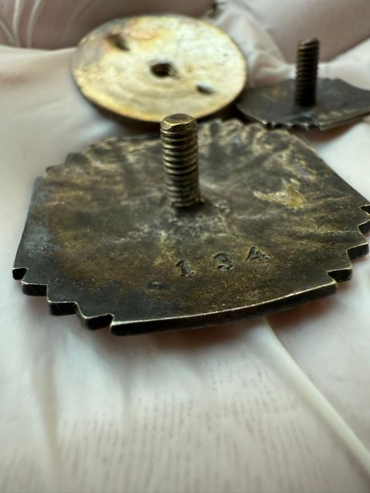 Odznaka POW Józef Piłsudski IIRP Numerowana + miniatura