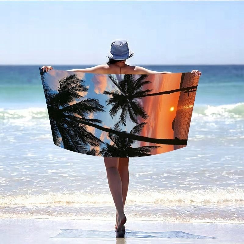 Ręcznik plażowy Szybkoschnący mikrofibra 70x140 kąpielowy Holiday duży