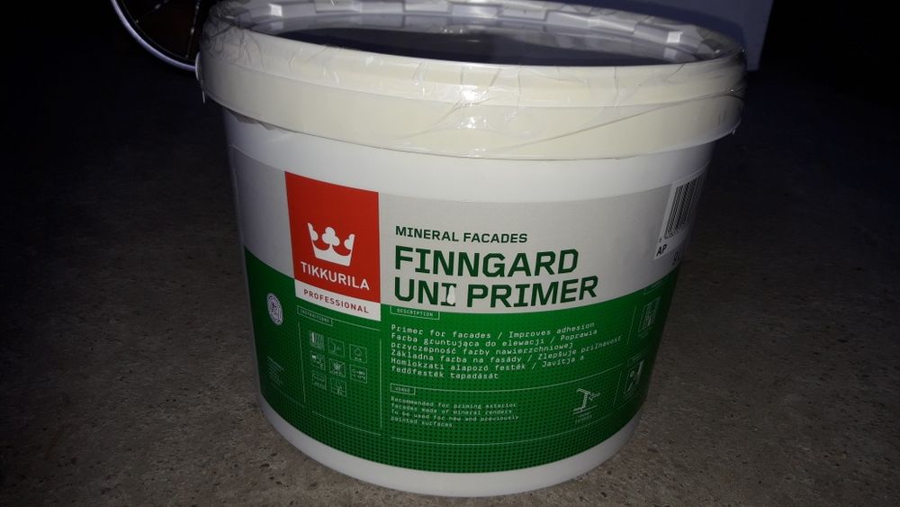 Farba akrylowa podkładowa do elewacji TIKKURILA 9L biała