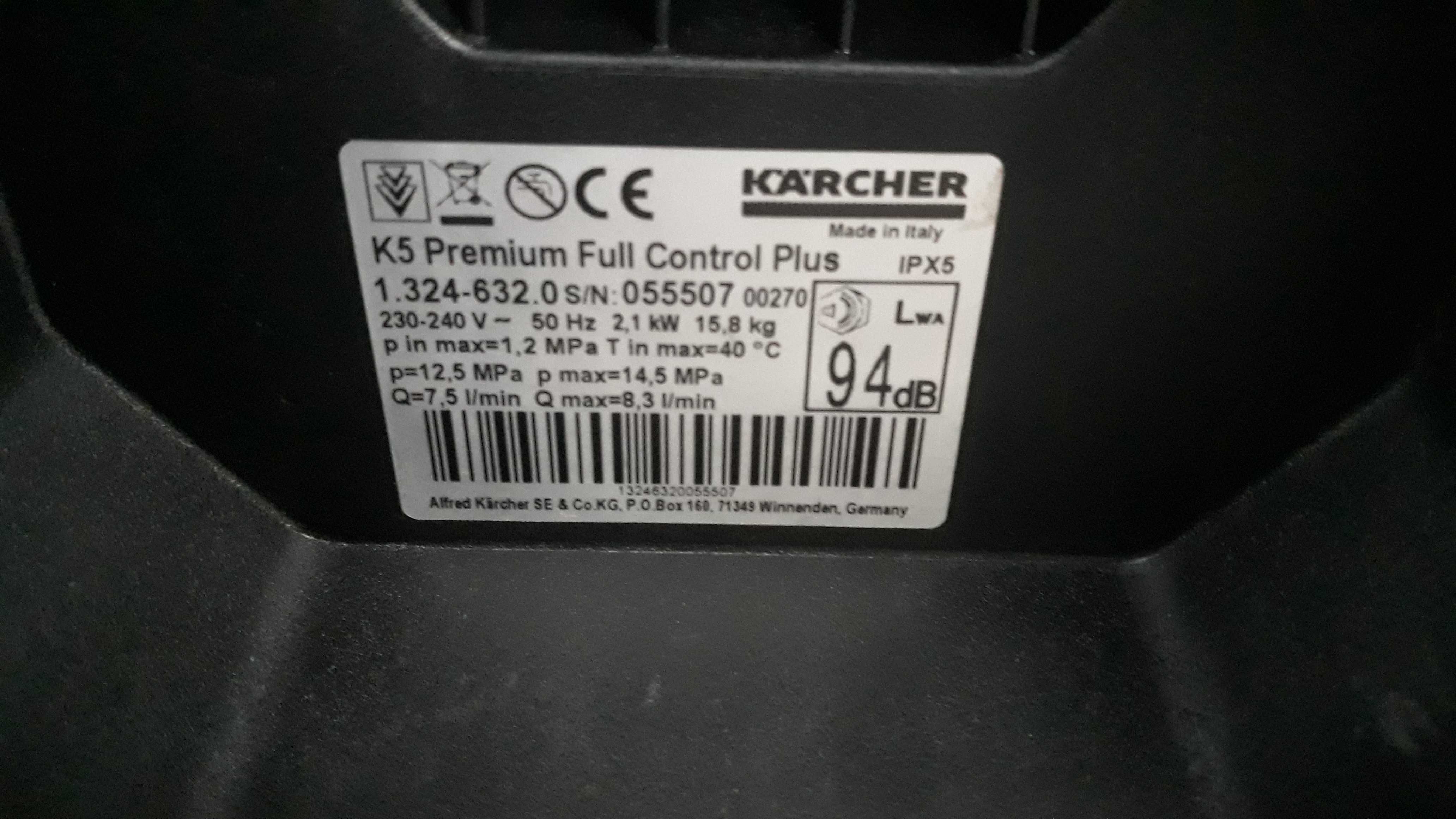 Myjka  Karcher K5 premium full control plus