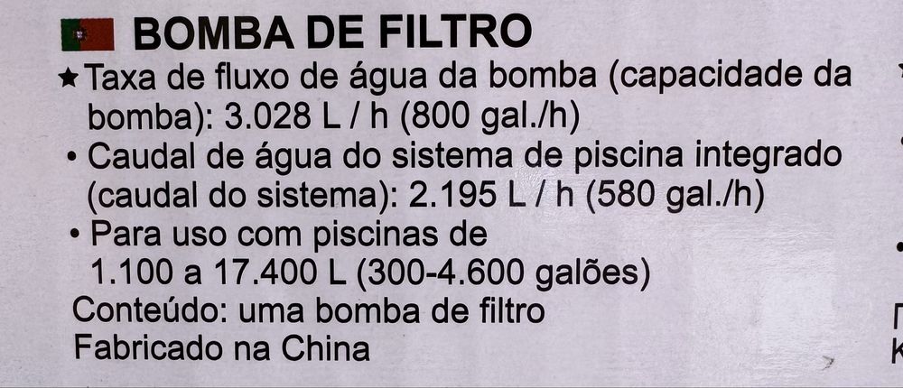 Bomba de Filtragem de 3028 L Flowclear