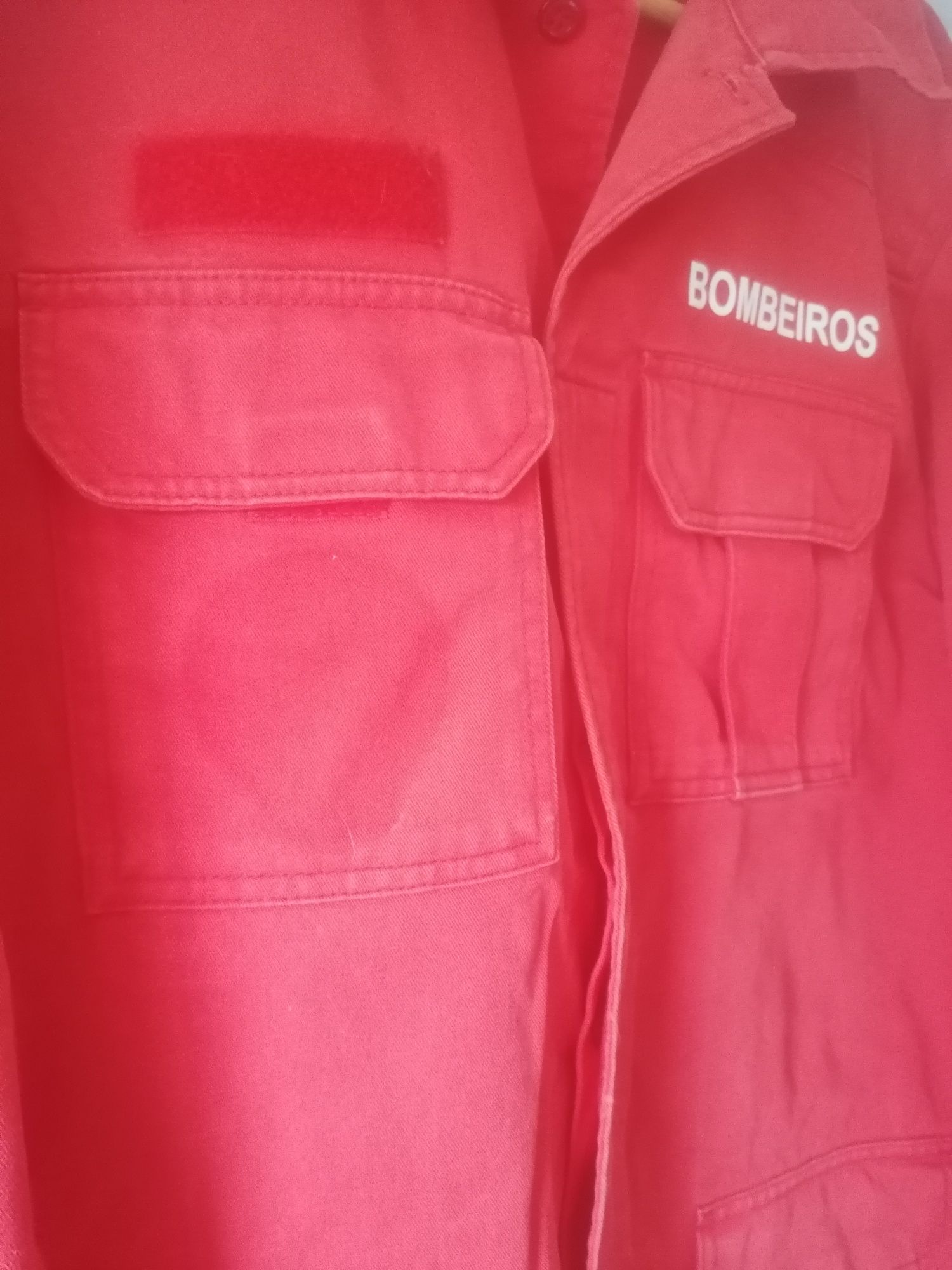 Casaco de farda de bombeiro,
