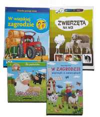 w wiejskie zagrodzie - zestaw książek dla młodszych dzieci