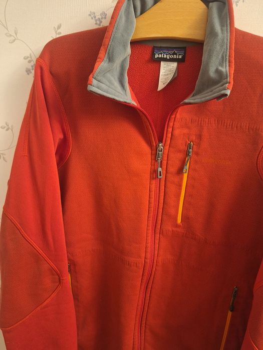 Patagonia męska bluza polarowa czerwona rozmiar L