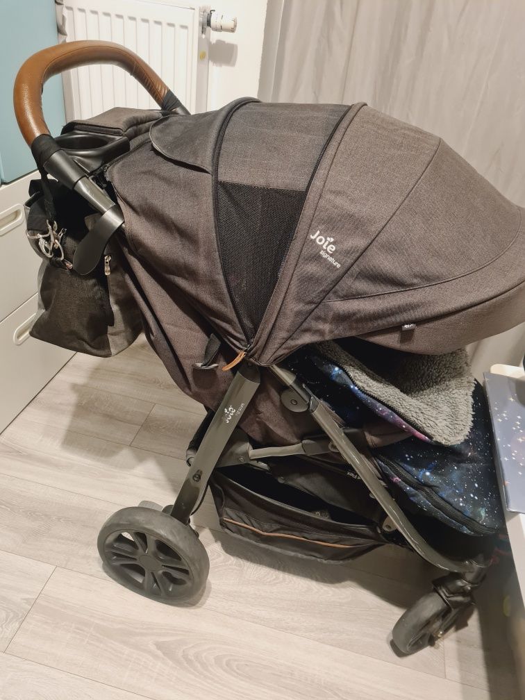 Wózek spacerowy Joie Mytrax Signature Flex plus torba i ciepły śpiwór